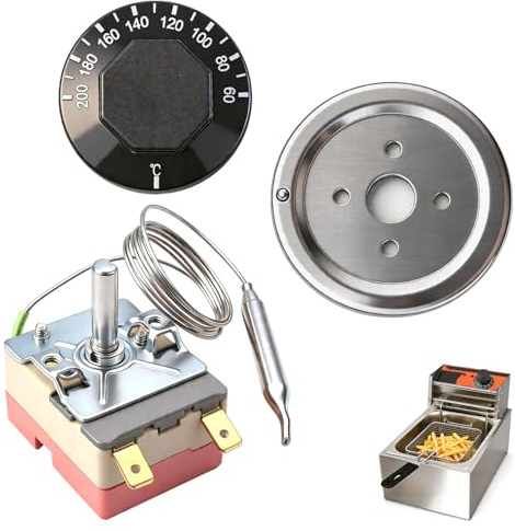 Termostato Industrial Universal para Freidora Control Temperatura 50-200°C