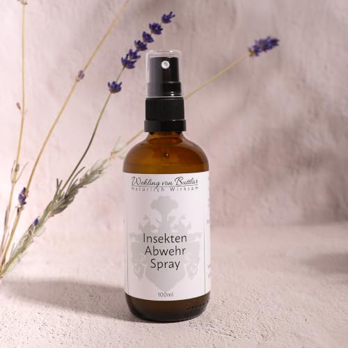 WEHLING VON BUTTLAR Insekten Abwehr Spray | Natürlicher Mückenschutz | Mit Zitroneneukalyptus, Lavendel & Zeder | DEET-frei & Hautmild | Für Kinder ab 1 Jahr (100 ml)
