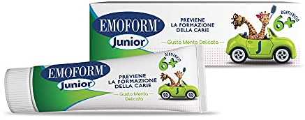 Emoform Junior, Dentifricio per bambini dai 6 anni in su - 75 ml