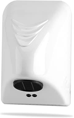 Acogedor Asciugamani Elettrico ad Aria Calda, Asciuga Mani Automatico Elettrico 1000 W, Funzionamento Senza Contatto Installazione Facile e Veloce | con sensore a infrarossi