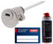 ToniTec Set aus ABUS Profilzylinder Schließzylinder Außenzylinder EC660 EC 660 gleichschliessend mit Sicherungskarte inkl. 3 Schlüssel (1x Aussenzylinder) + ToniTec Pflegespray