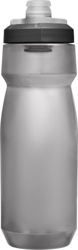 CAMELBAK Podium Sport-Wasserflasche, Quetschflasche, zum Laufen, Radfahren, Wandern Rauch/Schwarz