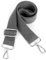 Moorle Breite Umhängetaschen Strap, Schultergurt für Taschen Verstellbarer, Schultergurt Taschengurt Grau 3.8cm Breit, Canvas Handtasche Taschenriemen, Taschengurte zum Wechseln