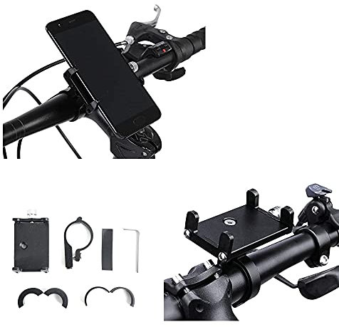 K-S-Trade Support Vélo pour Motorola Moto G Stylus (2023) Support De Téléphone Portable pour Le Vélo Compatible avec Motorola Moto G Stylus (2023) Support pour Smartphone Téléphone Mobile Noir