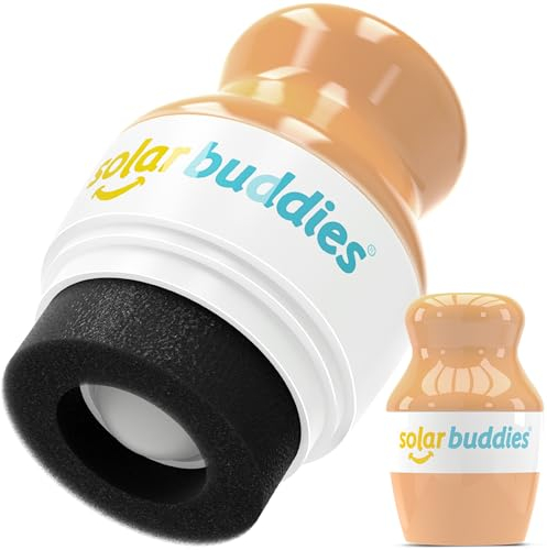 Applicateur de crème solaire Solar Buddies - Nude - Applicateur de crème solaire et de lotion rechargeable à éponge pour enfants, adultes et familles - Contient 100 ml