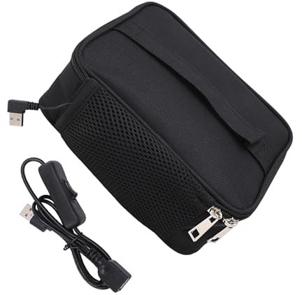 YUSSEQDD Mini scaldavivande portatile in tessuto, scaldavivande elettrico, scaldavivande, scaldavivande, riscaldato a microonde