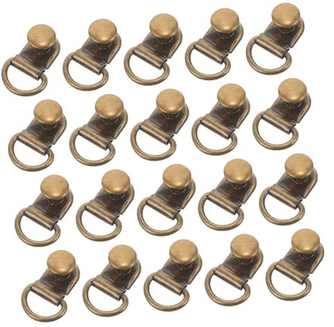 TOBBOMEY 20stücke Schuhschnallen Für Outdoor-sportarten Kletterschuhe Schnürsenkelhaken Und Dekorative Ösen Für Stiefel Und Sportschuhe Robust Und Leicht Zu Installieren