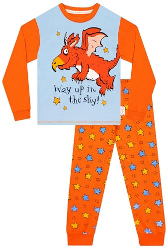 Zog Boys Pyjamas | Long Sleeve Kids Pyjamas | Dragon Boys' Pyjama Sets | Orange 2-3 Years