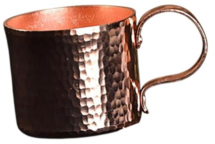 Sharplace Taza de café de cobre puro taza de té pequeña bebida de té de cobre para cafetería para el hogar, Taza Individual