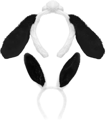 2 Morceaux De Ligaments En Remuant En Peluche, Bandeaux Drôles, Oreilles Cousues, Costumes De Fête, Bandeaux D'Oreilles De Lapin, Ligaments Frontrants De Mouton, Voo (Moutons, Lapins).
