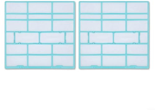 Filtre de climatisation Filtre anti-poussière pour unité intérieure Climatiseur Split Couvercle de filtre Accessoires de purification de l'air 2 pièces (30 x 29)