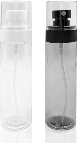 2PCS Small Spray Bottles 100ML Fine MistSpray Bottle For Travel Travel Spray Bottle Atomiser SprayBottle Mini Spray-Bottle 100MLSpray Bottles SprayBottles Small MistBottles (100ML Black And White)