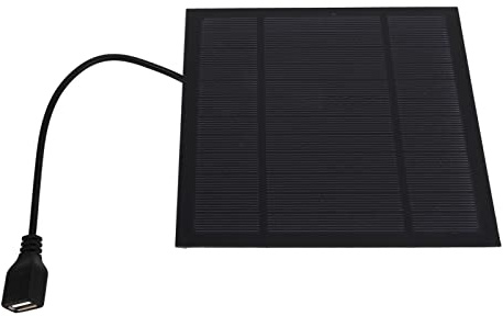 RiToEasysports 5W Solar Panel USB Fan, Mini Solar Powered Fan for Home Office Outdoor, with USB Plug for Computer and Power Bank