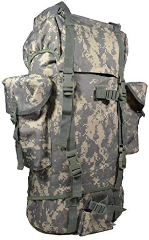 AR TACTICAL BW Kampfrucksack 65 Liter Outdoor Trekking Wandern Rucksack (ACU)