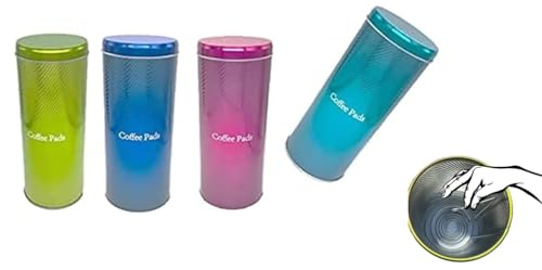 James Premium Kaffee-Paddosen Set + plus 4 Padlifter neu aus Edelstahl