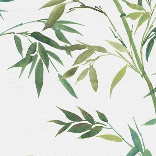 Erismann Papier peint | Collection Martinique | 10388-07 | Papier peint non tissé | Motifs/motifs | 0,53 x 10,05 m | Vert | Salon | Couloir | Bureau | Cuisine | Salon