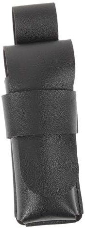 Mundharmonika Etui aus Pu Leder Schwarz Schutzhülle für Reise | Aufbewahrungstasche, Robust und Handlich, für Zuhause, Passend zum Instrument