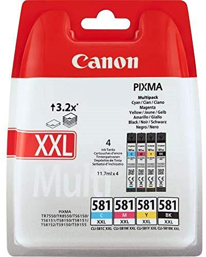 Canon CLI-581 XXL C M Y BK