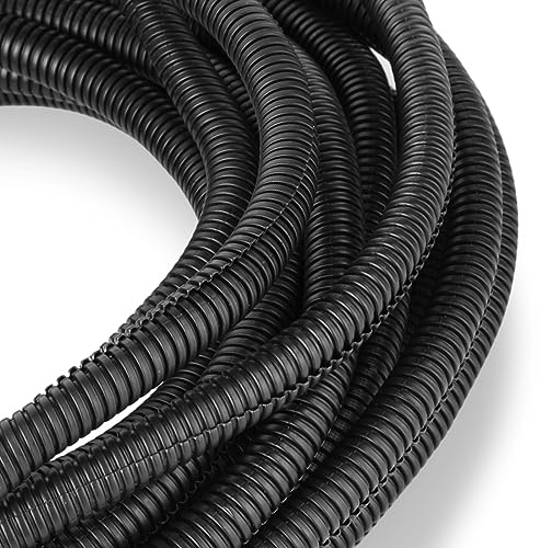 Cacovedo Dog Cat Cord Protector - 30 ft Chew Proof Cord Protector Electric Wires Covers Protect Wires from Chewing Through Safe Around Rabbits, Cats and Other Pets- Outside Diameter 15.8mm