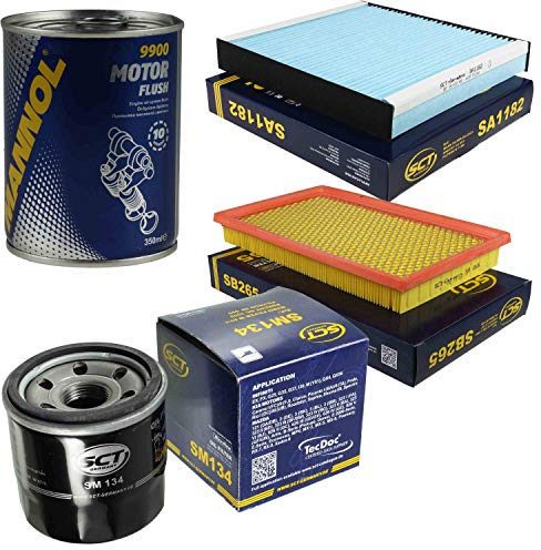 Original SCT Inspektionspaket Filter Set + Motor Flush Motorspülung 11583666