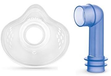 Flaem, Aerosol-Set mit Kindermaske für Säuglinge und Kleinkinder und Verbindungsstück für Flaem Aerosolgeräte, Made in Italy