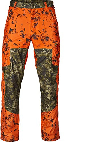 Seeland Mens Vantage Hosen Hiking Pants, InVis Green/InVis orange Blaze, 50