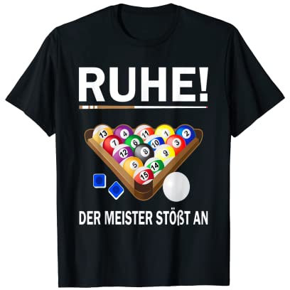 Billard Snooker Billardspieler T-Shirt