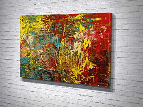 Yangxiaolei Leinwand Bilder Werke Art Raster von Gerhard Richter Modern Schwarz Weiß Love Bilder Wandbilder Posterset, für Wohnzimmer, Schlafzimmer Deko 80x120cm Ungerahmt