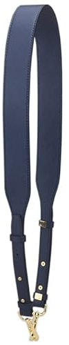 Lederriemen Schulterriemen für Taschen,4CM Breiter 109-117cm Verstellbare Tragegurt PU-Leder Schultergurt Taschengurt Ersatz Leder Trageriemen DIY Riemen für Damen Handtaschen Geldbörse,Dunkelblau