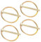 4 pezzi di lamine pieghevoli, 6 mm di diametro, per trattori, bulloni a innesto, splint pieghevoli, assortimento per barche, biciclette, rimorchi, trattori (6 mm)