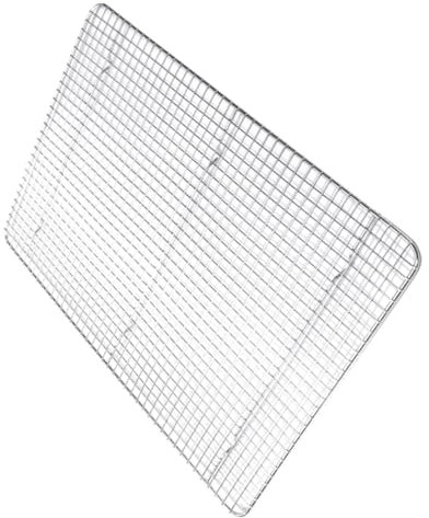Cabilock Stainless Steel Cooling Rack and Oven Tray 428x300x15mm Wear-Resistant Multi-Function Wire Baking Rack for Bread Cake Grilling and Outdoor Baking