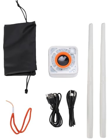 Tragbares Elektronisches Drum -Kit Stille Electric Drum Übung Set Air Hammer mit 3,5 Mm Eingang, PocketDrum Drum Application Lektion, Lanyard, Drum Sticks + Lautsprecher