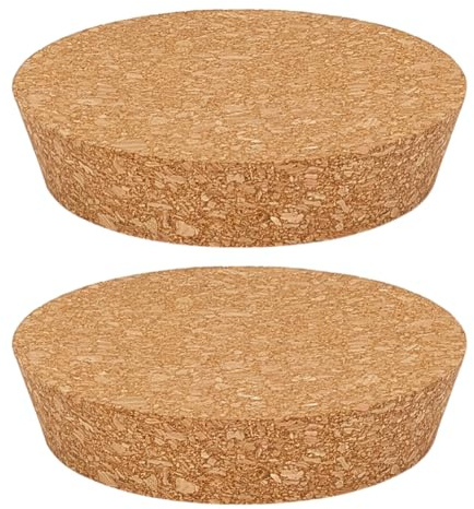 OLYCRAFT 2 Stück Große Korken 10~11.5cm Holzflaschendeckel Konische Korken Hölzerne Einmachglasdeckel Konische Holzstopfen Weinflaschenstopfen Holzglasstopfen Für Küche Hochzeitsgeschenk Einmachen