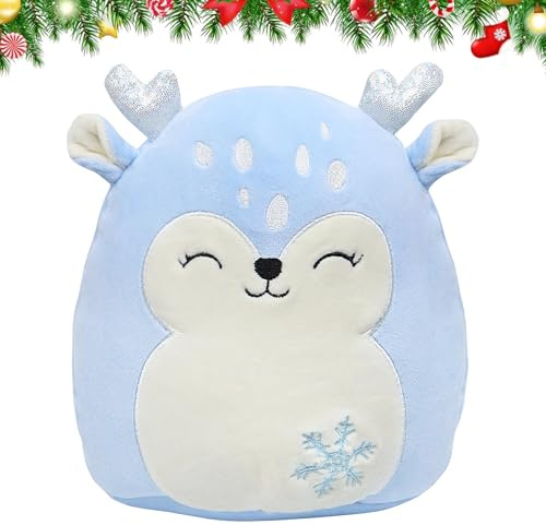 Elch Kuscheltier, 20cm Kuscheltier Weihnachten, Rentier Kuscheltiers, Christmas Pillow, Elch Plüschtier, Weihnachts Kuscheltiers, Rentier Plüschtier, ElchPlüsch Kissen, ElchPlüschtier Weihnachten