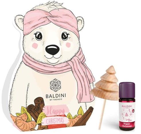Baldini Weihnachts-Duftset, Eisbär mit Happy Christmas