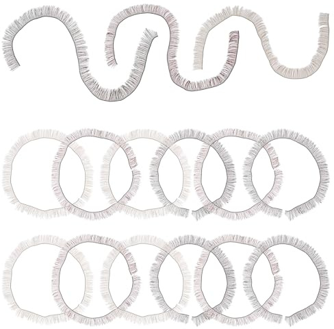 TOPBATHY 15 pièces Lot Faux Cils pour Poupées Multicolores DIY Accessoires Maquillage Figurines Décoratifs pour Loisirs Créatifs