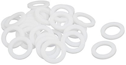 Aexit 19mmx12mmx2mm PTFE-Runde Unterlegscheibe Dichtring Weiß 30stk (5af681b5315a2aeab81a3cac532e64d2)