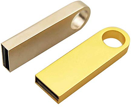 ELLENNE Pendrive USB metal llave oro 32 GB llavero memoria A01