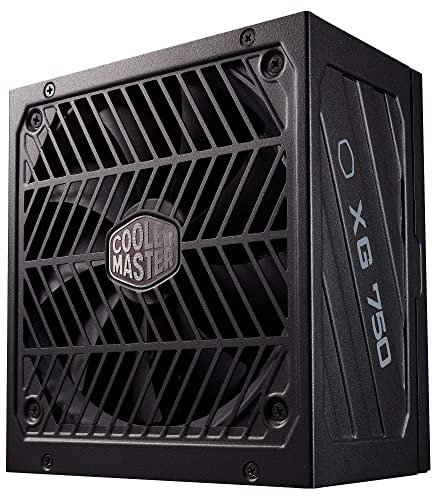 Cooler Master XG750 Platinum Power Supply Unit (UK) - 80 PLUS Platinum (+92% Efficiency) 750W, Fully Modular, 100% Japanese Capacitors, 135mm FDB Fan - 10 Year Warranty