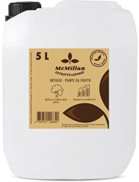 Distillato di legno 5L | Estratto legnoso - wood vinegar - Corroborante potenziatore delle difese delle piante. Autorizzato in agricoltura biologica.