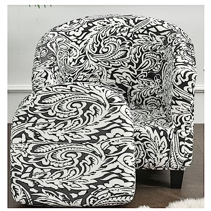 XGANGM Sesselschoner Fernsehsessel Stretch Sesselüberwurf Modern Club Chair Samt clubsessel bezug Sesselhusse Universal Sofabezug für Einzelsofa Clubsessel Cocktailsessel,A11,2PCS