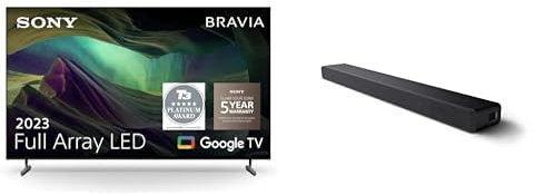 Sony BRAVIA, KD-55X85L, 55 Inch, Full Array LED, Smart TV, 4K HDR, Google TV, ECO PACK, BRAVIA CORE, Seamless Edge Design HT-A3000 3.1 channel Dolby Atmos® Soundbar