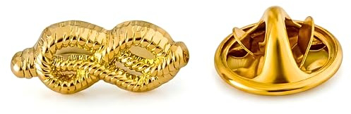 Anstecknadel Lake d'Amour Freimaurerei | Freimaurer-Button | Schmuck, Anstecknadel, 15 mm, Freimaurer-Symbol, vergoldet