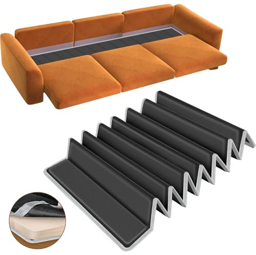 VERONLY Tabla de soporte de sofá para asiento caído, soporte de cojín de madera para sofá de 3 plazas, tableros rejuvenecedores de sofá grandes con superficie Oxforde y tratamiento de esquina redonda