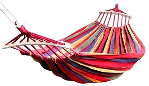 Outdoor-Doppel-Camping-Hängematte, Schaukelstuhl für Erwachsene, tragbares Reise-Schlafbett mit hängender Hängematten-Design, langlebige Outdoor-Möbel für Camping