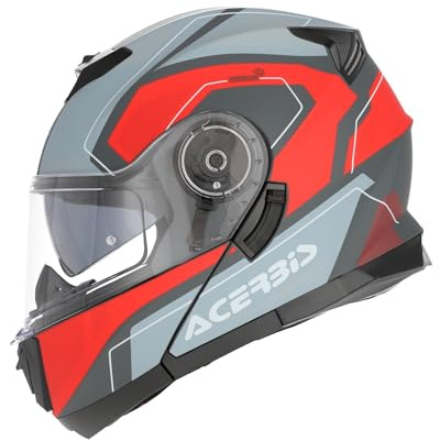 Acerbis Serel ECE22.06 Klapphelm, grau rot, Größe XS (53-54 cm)