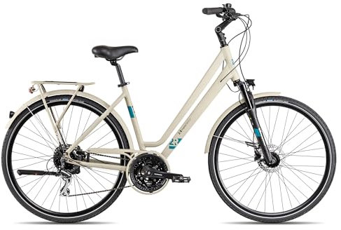 2R Manufaktur TLX24 Trapez | Trekkingbike | 28 Zoll Damenfahrrad | 24-Gang Schaltung | hydraulische Scheibenbremse | inkl. Straßenausstattung