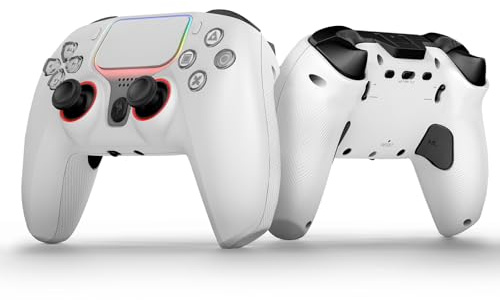 NBCP Wireless PS4 Controller with 1200mAh Battery/USB C Cable-Dual Motors,6-Axis Gyro,3.5mm Audio Jack,Multi Touch Pad & Share Button,Compatible with PS4/Slim/Pro/PC