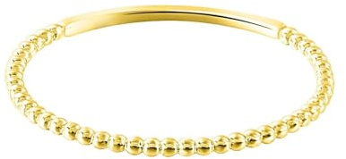 Wycian Eheringe mit Gravur Ringe Eheringe Gold 14 Karat Gelbgold Au585 Größe 61 (19.4) Vorsteckring für Tante Elegant Schmuck Geschenk
