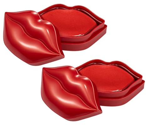 FRCOLOR 40 piezas Mascarillas Labiales Hidratantes con Extracto de Cereza Cuidado Intensivo para Labios Secos y Agrietados Nutrición y Antiarrugas de Cajas para Labios Suaves y